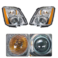 TOPPARTZ HID Headlights Assembly Replacement for 2006-2011 Cadillac DTS 4.6L Projector Headlamp Passenger & Driver Side 20861482 20861481
