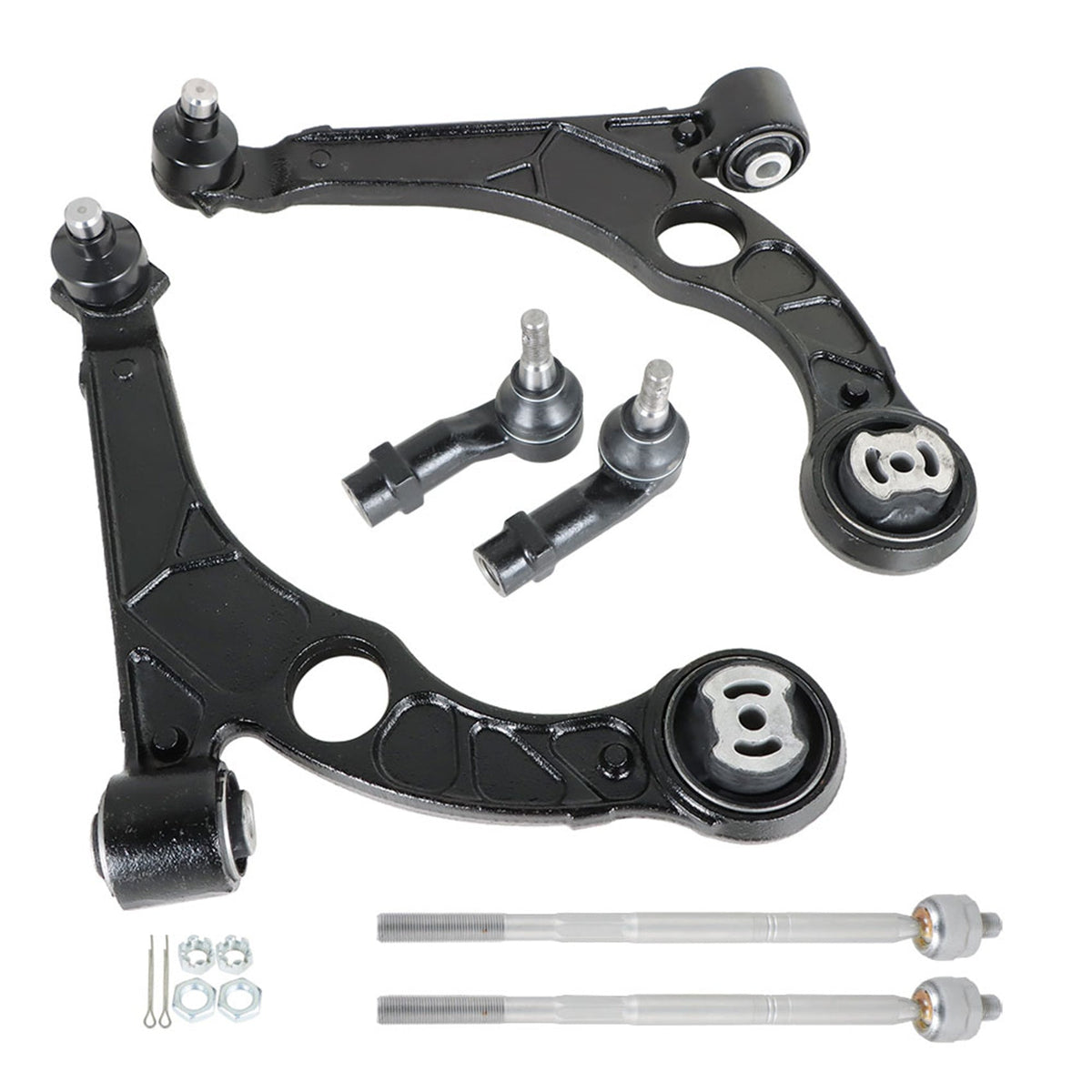 TOPPARTZ Front Lower Control Arm Inner Outer Tie rod Replacement for 2013-2017 Chrysler 200 Dodge