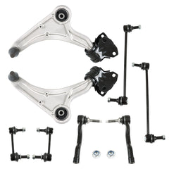 TOPPARTZ Front Lower Control Arms with Tierods Sway Bars Replacement for 2013-2018 Ford Fusion Lincoln MKZ