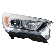 TOPPARTZ Headlight Assembly Replacement for 2017-2019 Ford Escape with LED DRL Chrome Halogen Right Passenger FO2503351