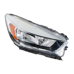 TOPPARTZ Headlight Assembly Replacement for 2017-2019 Ford Escape Halogen w/o LED Chrome Headlamp Right Passenger Side FO2503349