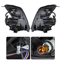 TOPPARTZ HID Headlights Assembly Replacement for 2006-2011 Cadillac DTS 4.6L Projector Headlamp Passenger & Driver Side 20861482 20861481