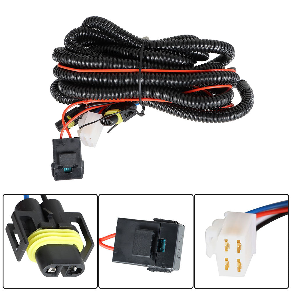 TOPPARTZ Fog Light Bumper Lamp For 2015-2020 Dodge Charger w/Switch LED
