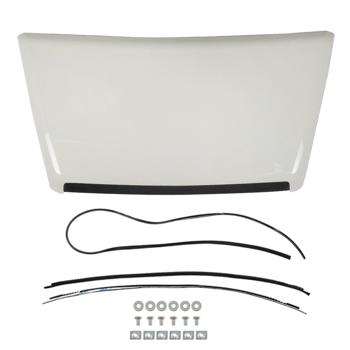 toppartz White Hood Scoop Bulge Replacement for Toyota Tundra 5.7L TRD Pro and TRD Sport Style 2014-2021 7618134900 76183-34010
