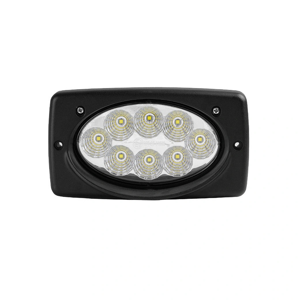 6'' 40W Agricultural Flush Mounting LED Work Light EMC CISPR 25 CLASS 4