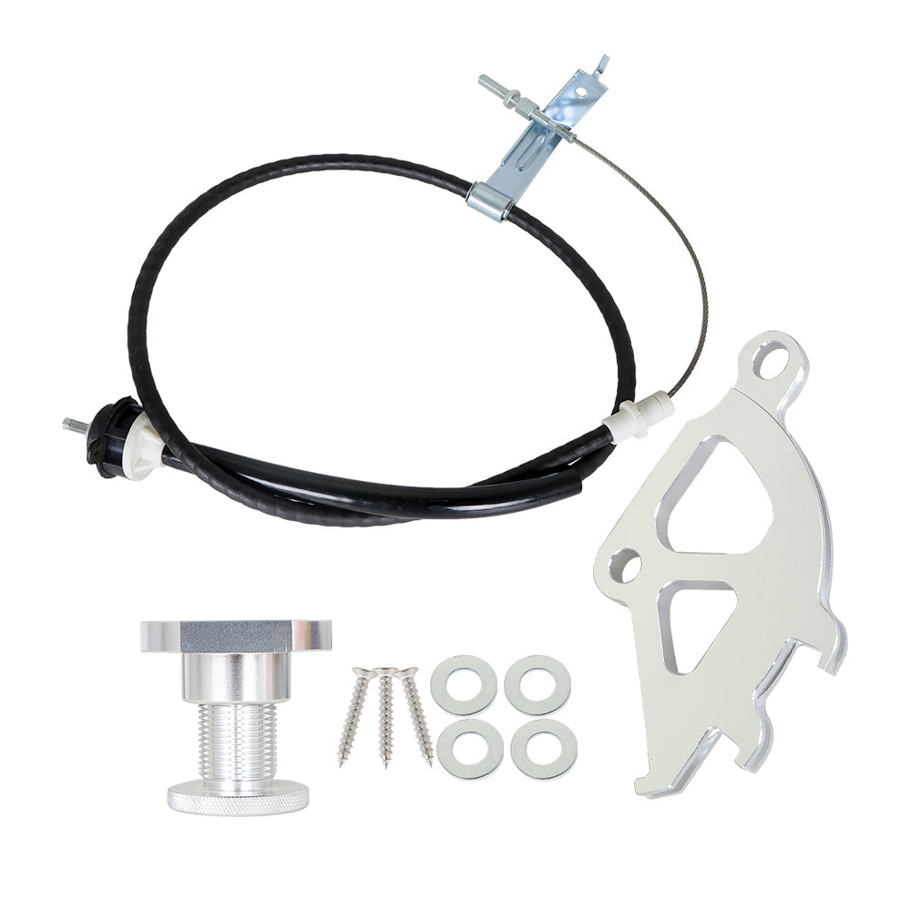 TOPPARTZ Clutch Quadrant & Clutch Cable & Firewall Adjuster Kit Replacement for 1996-2004 Mustang
