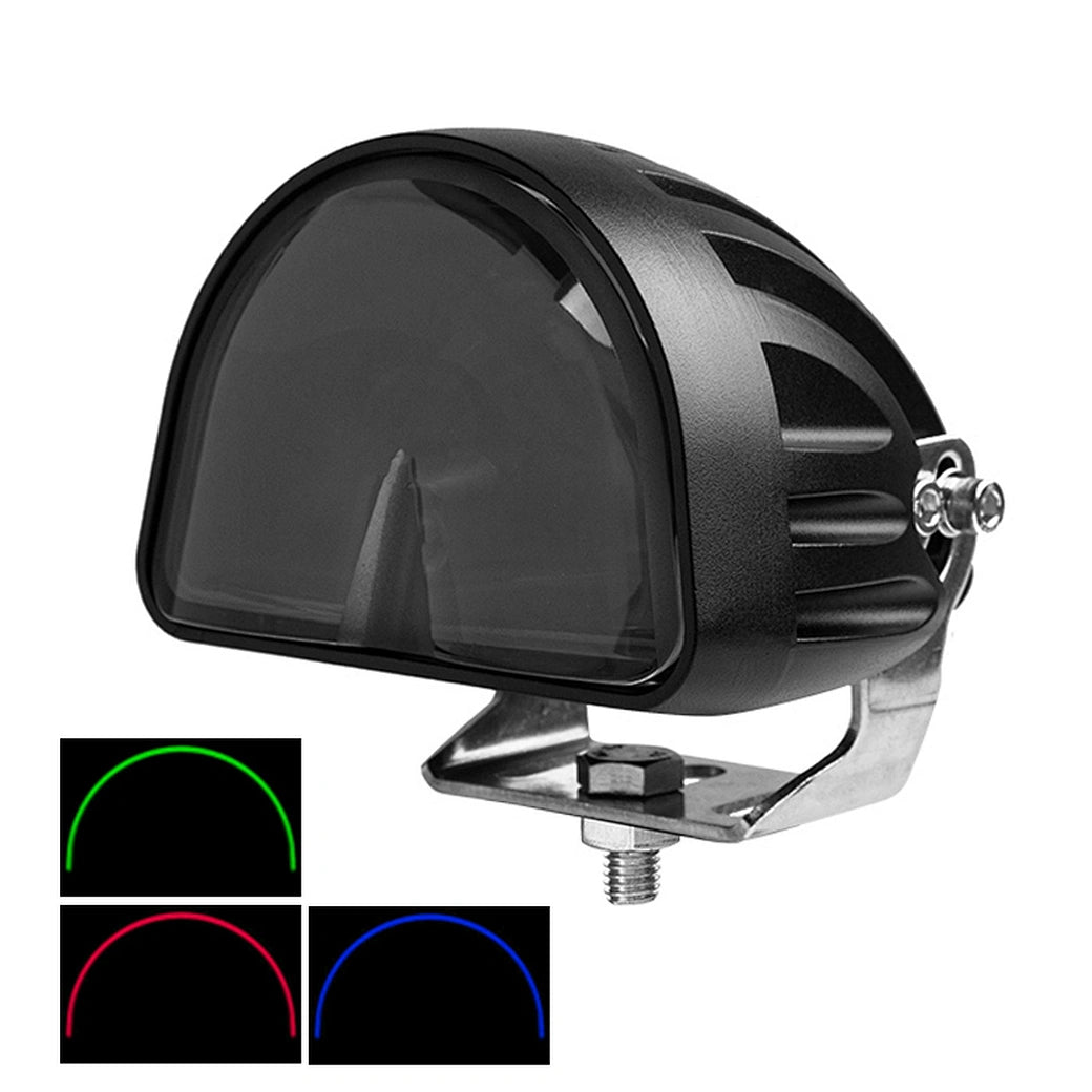 5inch 20W 9-110V Forklift Safety Blue Red Green Arc Beam LED Light