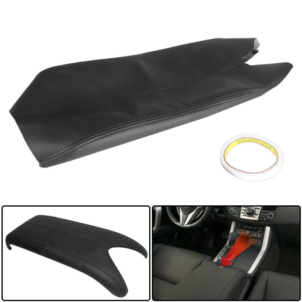 TOPPARTZ Front Leather Center Console Lid Armrest Cover For 2007 -2012 Acura RDX