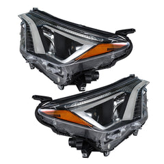 Halogen Projector Headlights Tube Bar Pair Left+Right For 2016-2018 Toyota Rav4