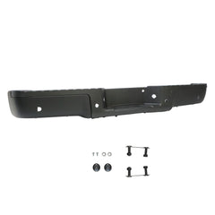 TOPPARTZ Rear Steel Bumper Assembly For 2009-2014 Ford F150 Pickup W/ Park Black