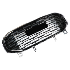 TOPPARTZ Front Upper Grille Assembly Gloss For 2018-2021 GMC Terrain Denali Style Black