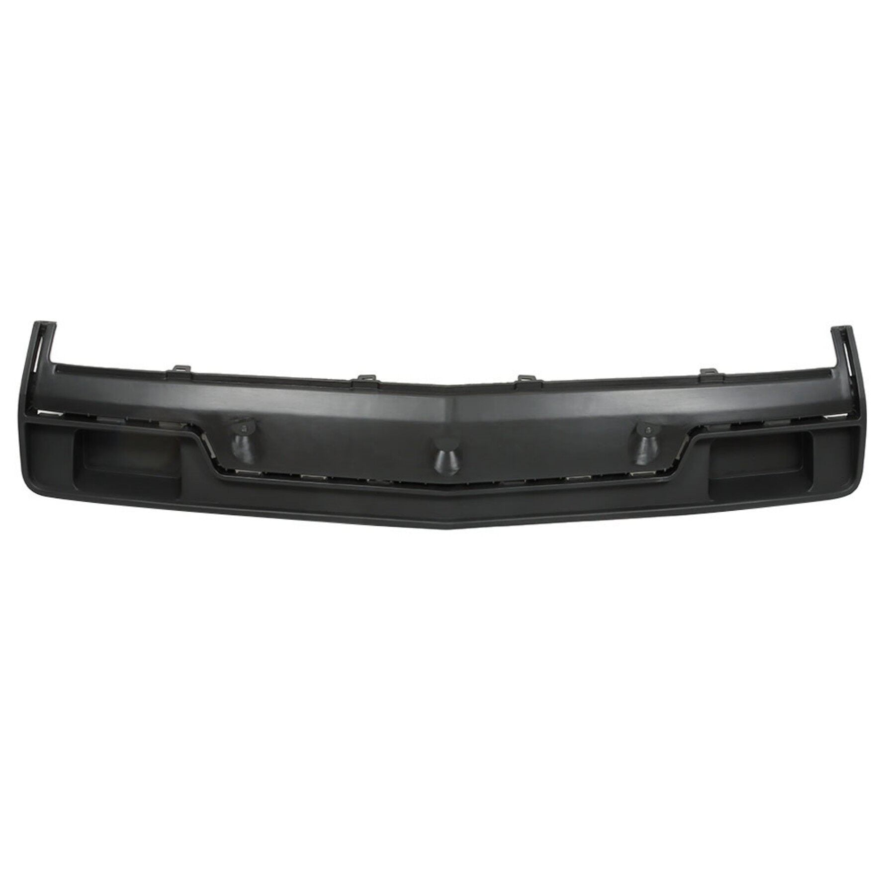 TOPPARTZ Front Bumper Filler Panel Black without Tow Hook Hole with Impact Bar Skid Plate Replacement for 2014 2015 Silverado 1500