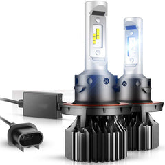 TOPPARTZ 2Pcs H13/9008 LED Headlight Bulbs Replacement Kit 3000LM/Pair 30W/Pair 6000K White Super Bright Headlight