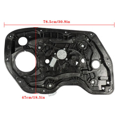 TOPPARTZ Front Left Driver Side Power Window Regulator with Motor Replacement for 2011-2016 Hyundai Elantra Sedan 824713Y010 82471-3Y010