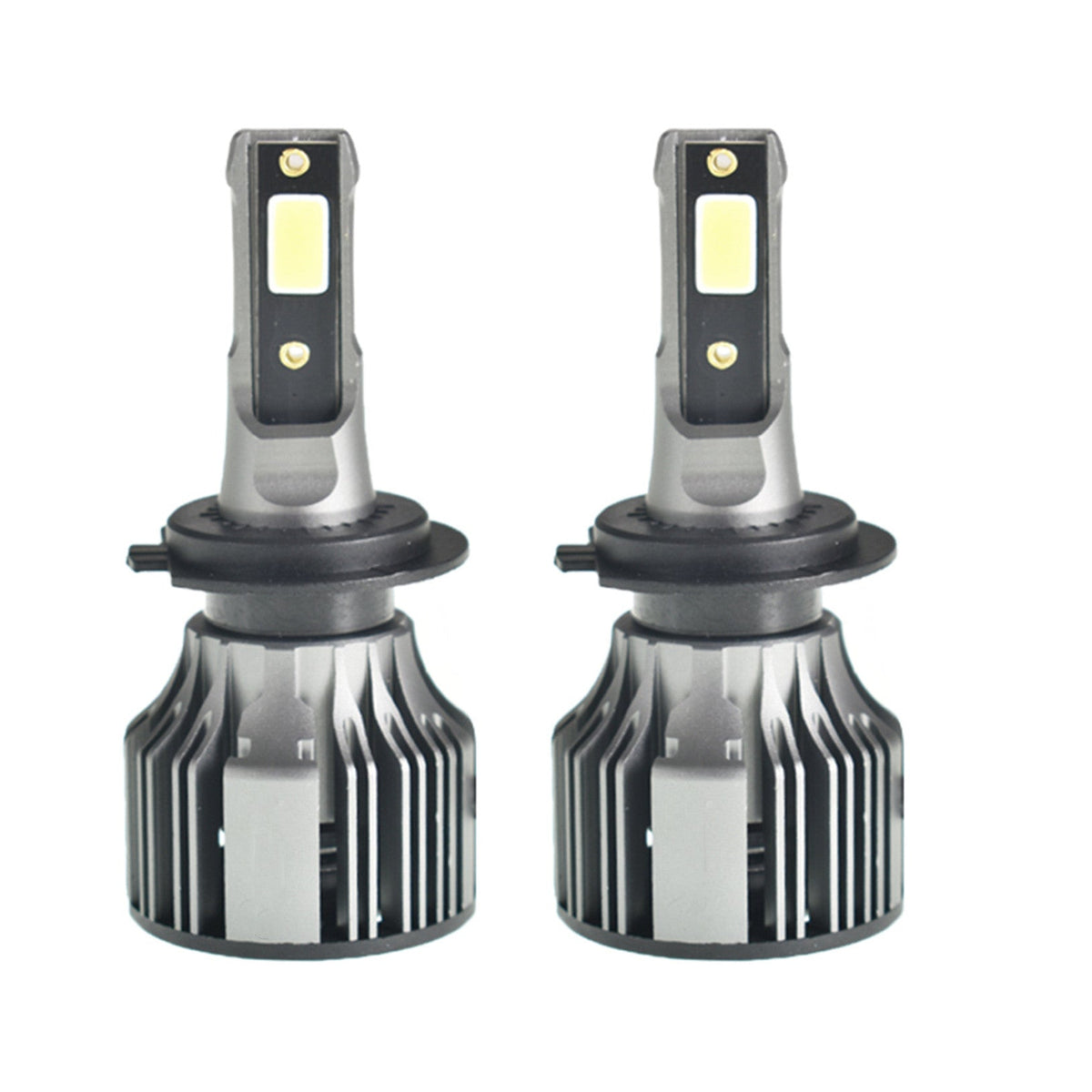 TOPPARTZ 2Pcs H7 LED Headlight Bulbs,72W 10000LM 6000K Cool White Super Bright Auto High Beam/Low Beam LED Headlight Conversion Kit