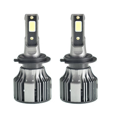 TOPPARTZ 2Pcs H7 LED Headlight Bulbs,72W 10000LM 6000K Cool White Super Bright Auto High Beam/Low Beam LED Headlight Conversion Kit