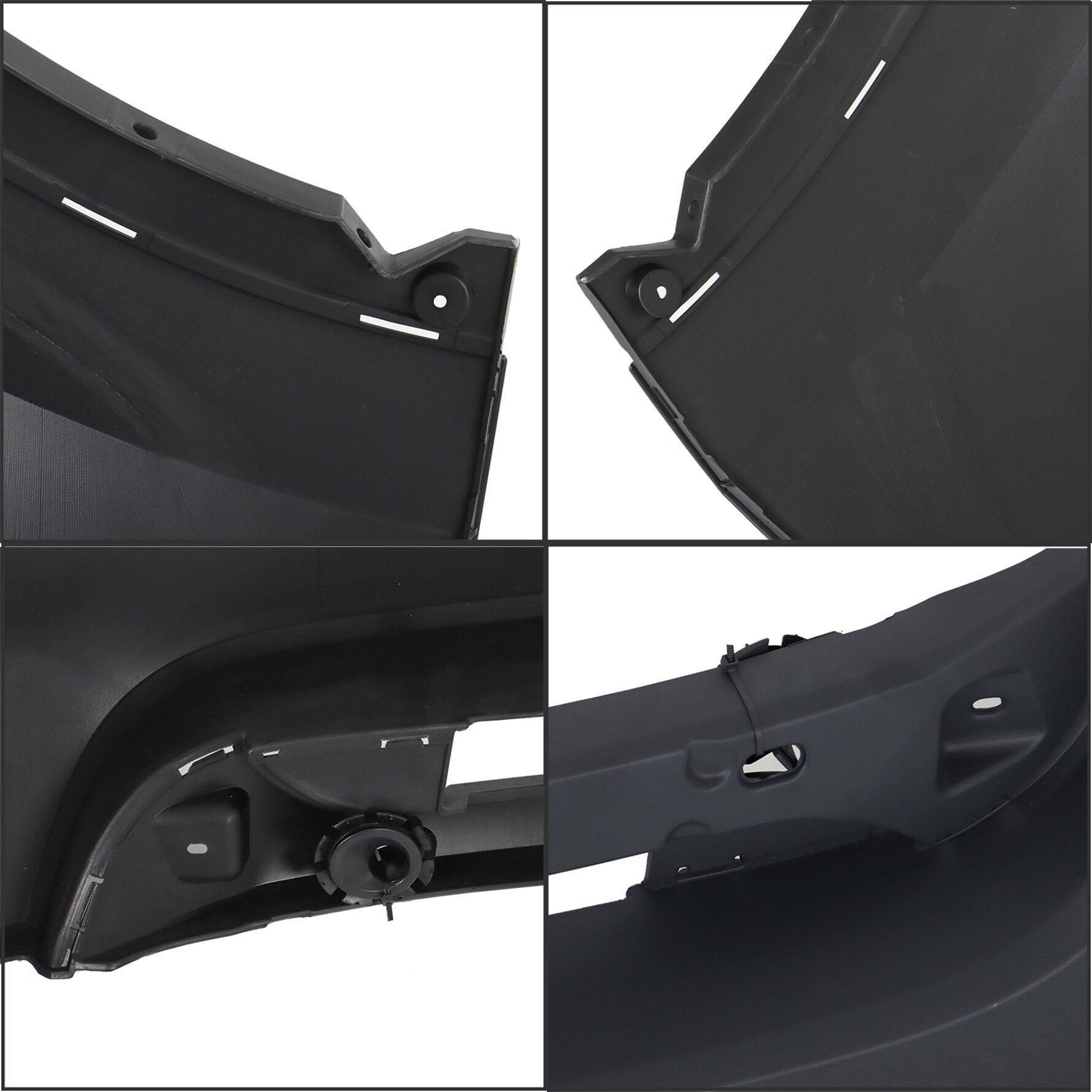 TOPPARTZ Front Upper Bumper Cover with Park Assist Holes Replacement for Explorer Limited 2011-2015