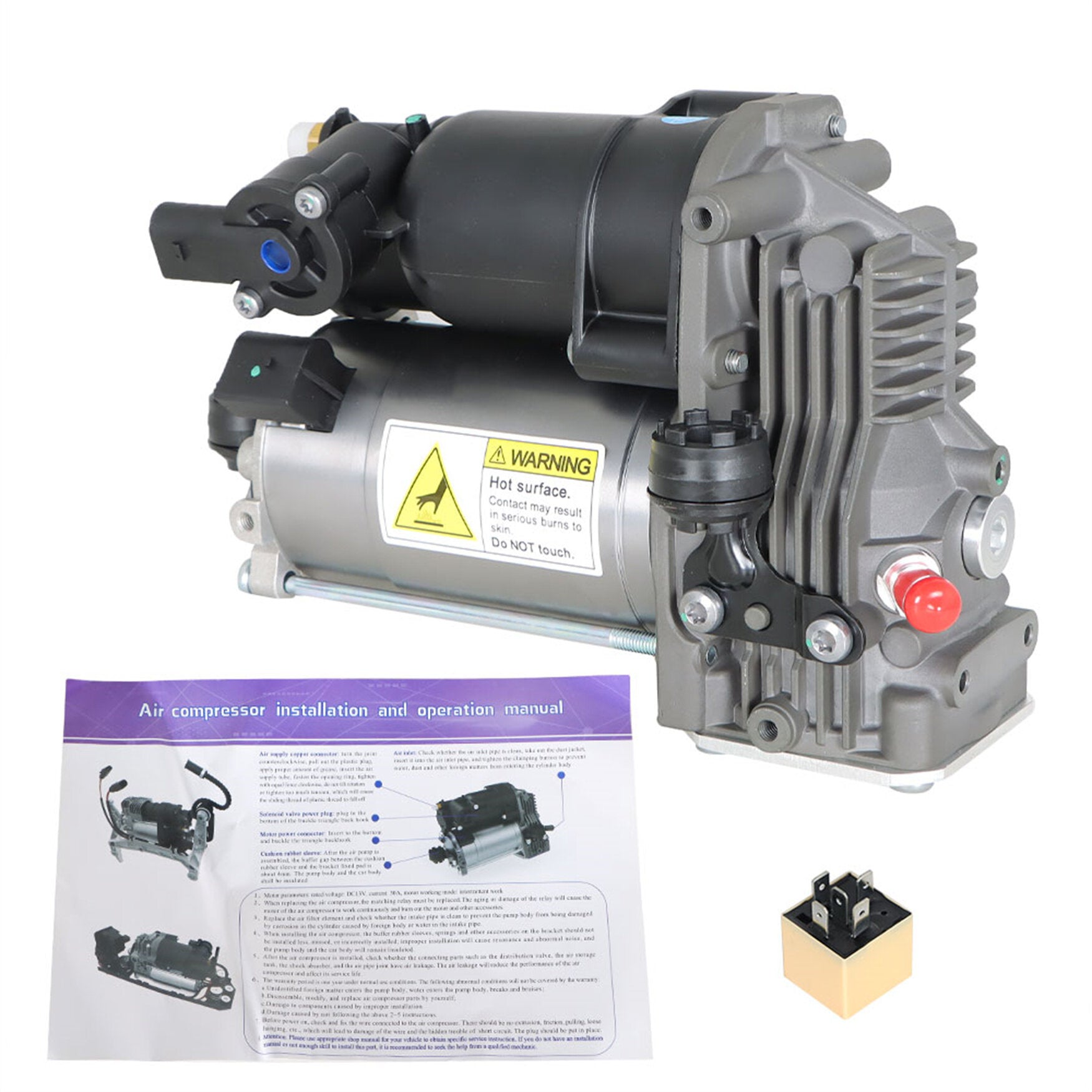 TOPPARTZ Air Suspension Compressor Pump Replacement for 2006-2012 Mercedes GL ML W164 X164 GL450 GL550 A1643201204