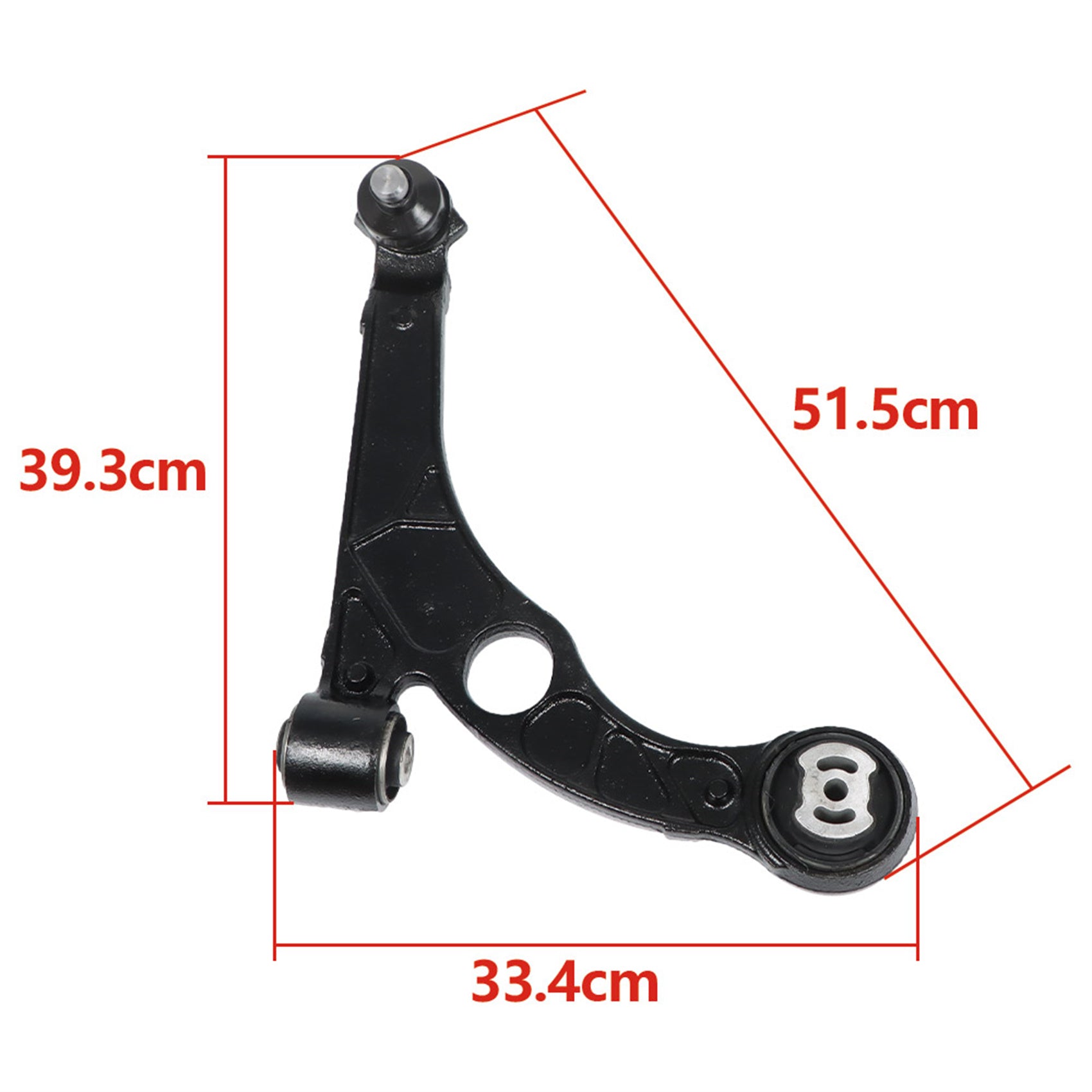 TOPPARTZ Front Lower Control Arms with Sway Bars Tierods Replacement for 2013-2016 Dodge