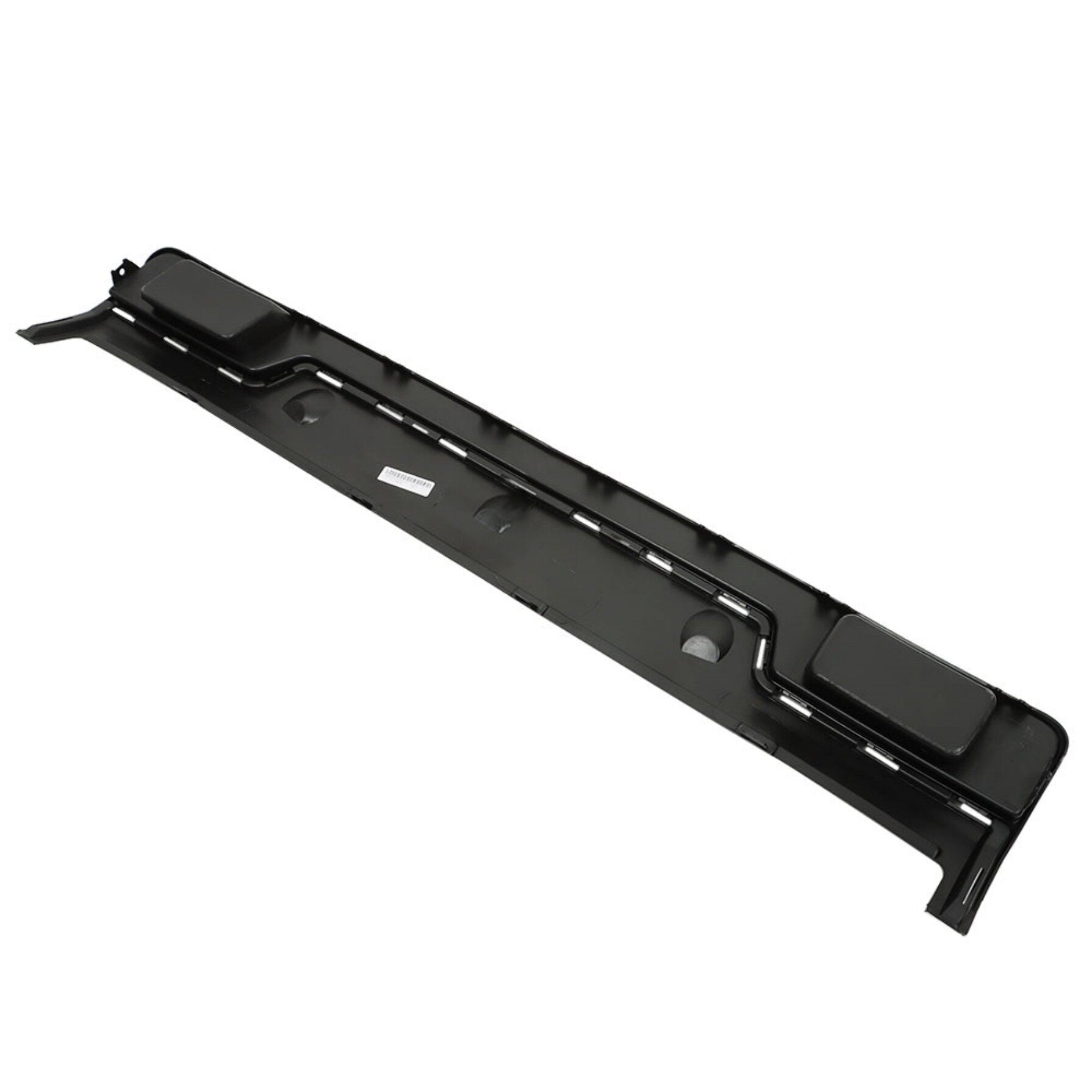 TOPPARTZ Front Bumper Filler Panel Black without Tow Hook Hole with Impact Bar Skid Plate Replacement for 2014 2015 Silverado 1500