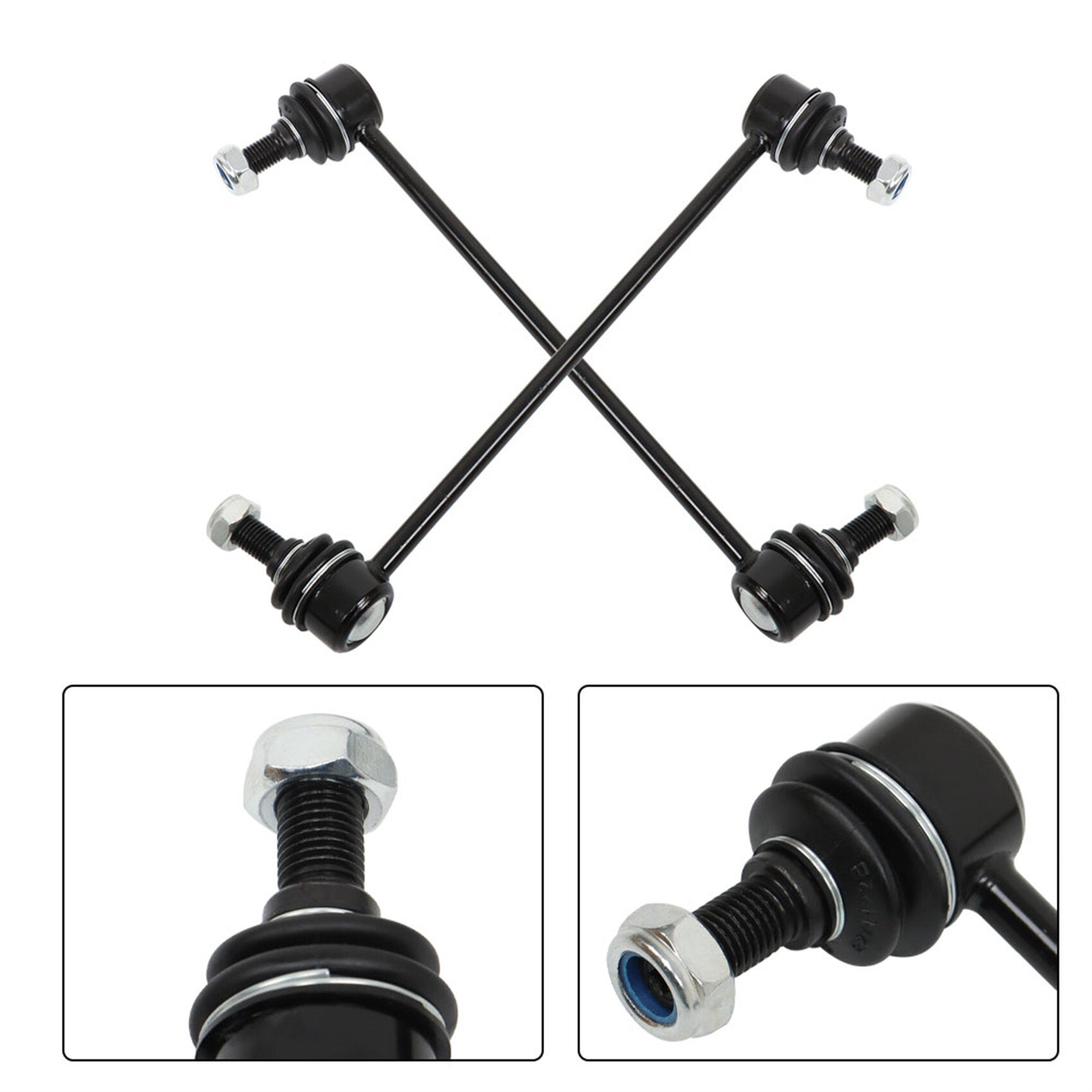 TOPPARTZ Front Lower Control Arm Ball Joint Sway Bar Replacement for Toyota Sienna 2004-2010