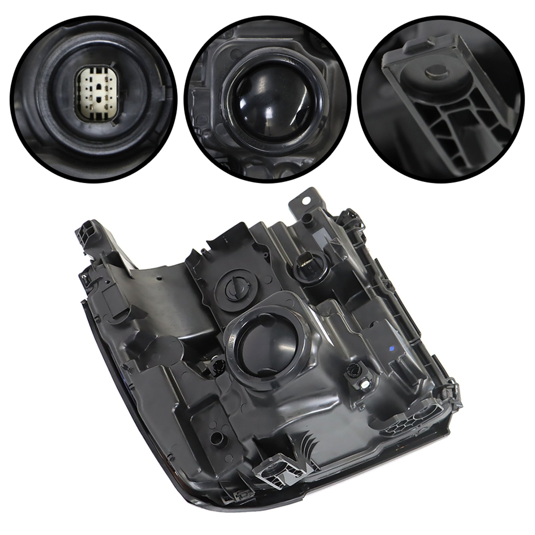 TOPPARTZ Model Headlights LED L&R Side Replacement for 2016-2018 Chevy Silverado 1500 / 2019 Silverado 1500 LD