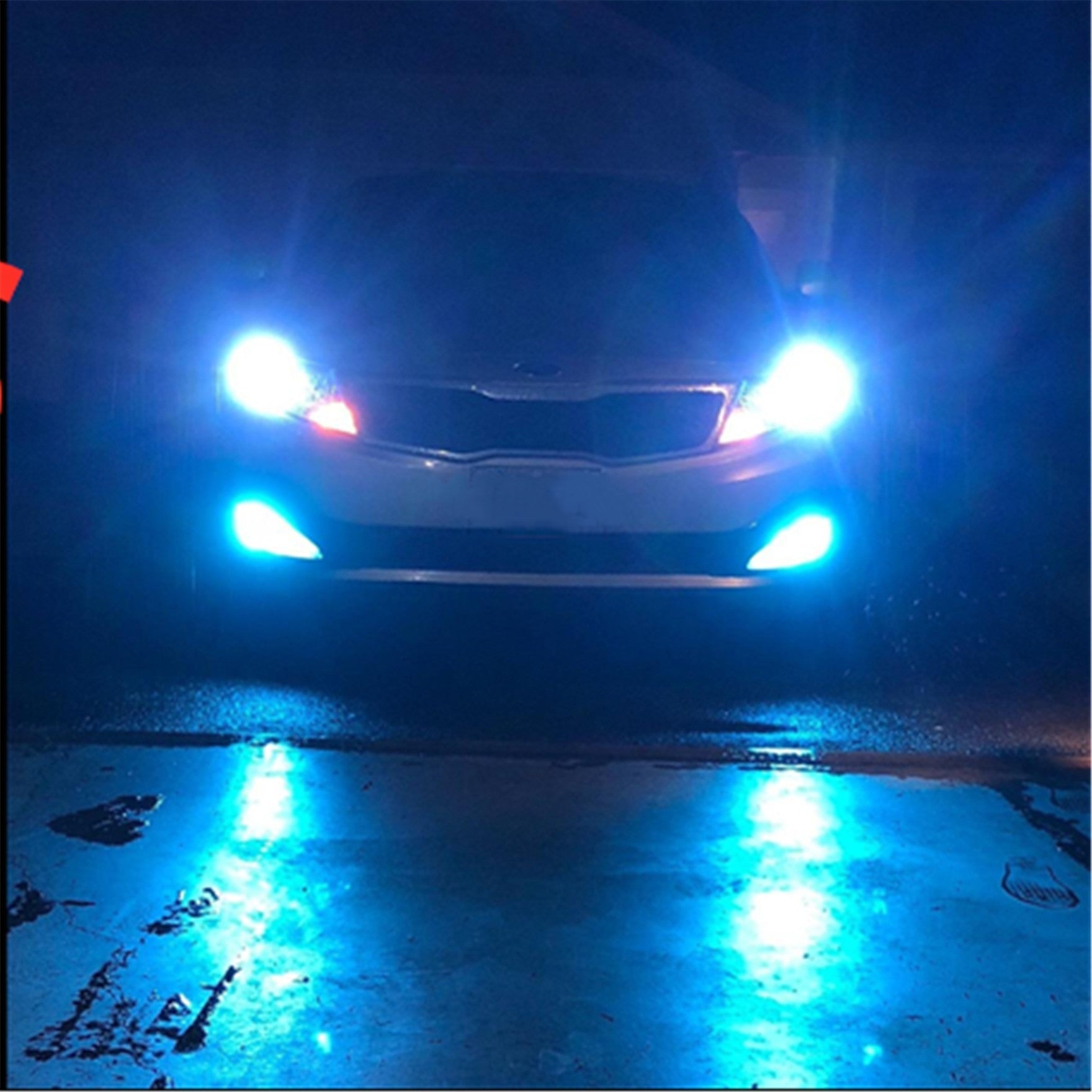 4 PSC Combo 9005 9006 LED Headlight Bulbs Kit High&Low Beam  35W 8000K