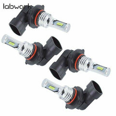 4 PSC Combo 9005 9006 LED Headlight Bulbs Kit High&Low Beam  35W 8000K