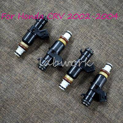 4 pcs  Fuel InjectorS 16450-PPA-A01 For 2002-2004 Honda CRV CR-V 2.4L L4 USA