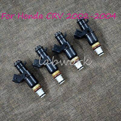 4 pcs  Fuel InjectorS 16450-PPA-A01 For 2002-2004 Honda CRV CR-V 2.4L L4 USA