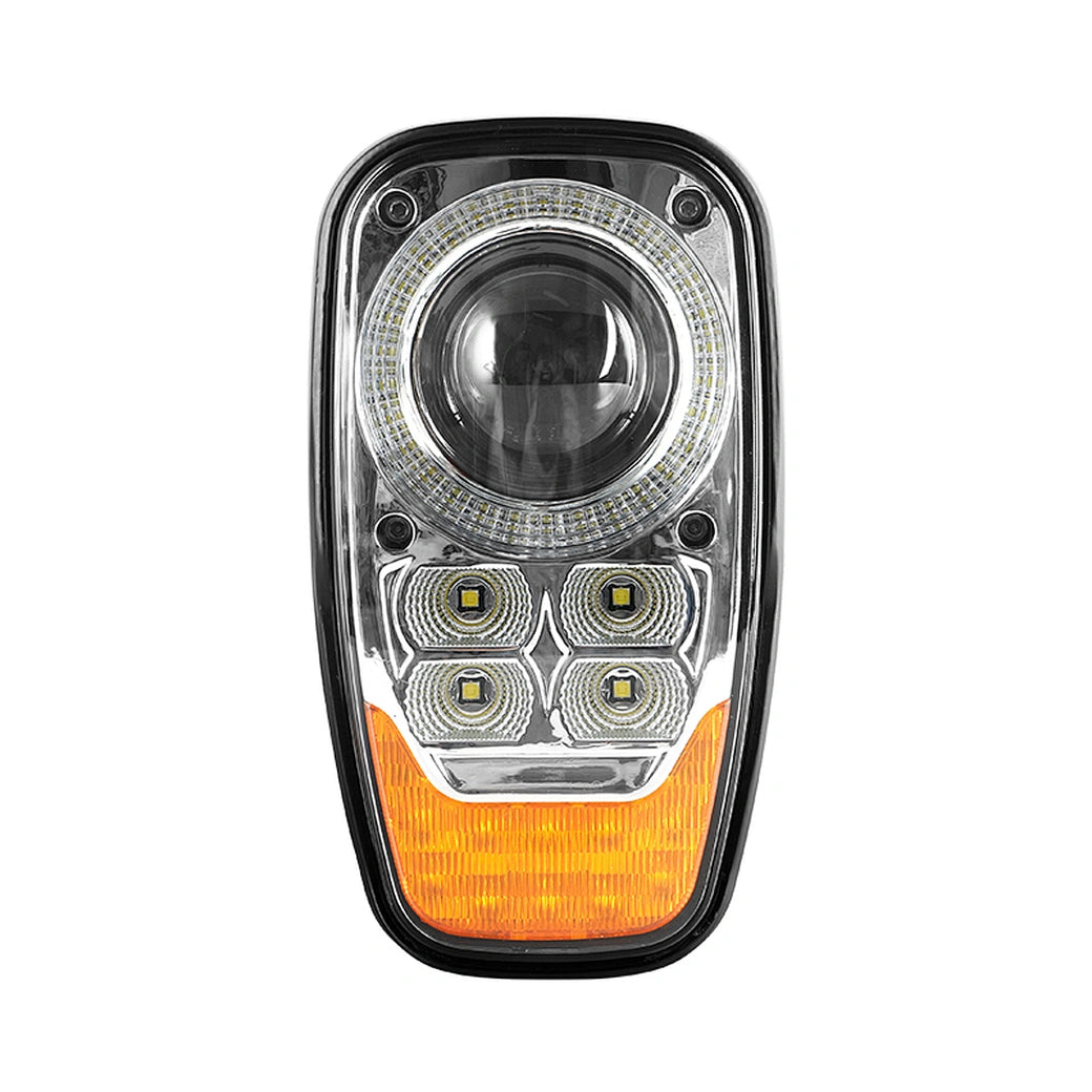 Combo 9 Inch LED Headlight|IP68 Waterproof|ECE R10|Safety Lights for Forklifts