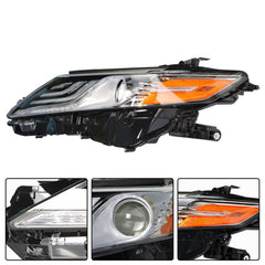 TOPPARTZ Headlight Assembly Replacement for Toyota Camry XLE XSE 2018-2020 Full LED Headlight Set Driver Side
