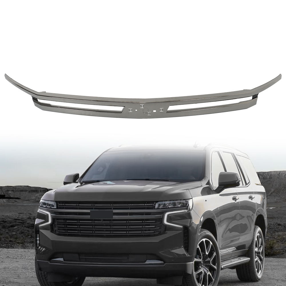 TOPPARTZ Front Grille Moulding For 2021-2023 Chevrolet Tahoe/suburban Chrome
