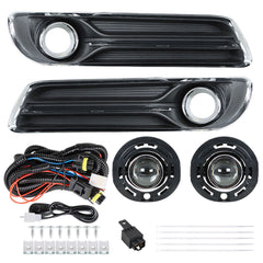 TOPPARTZ Fog Lights Lamps w/Switch Wiring Kit Pair For 2007-2013 Chevrolet Silverado
