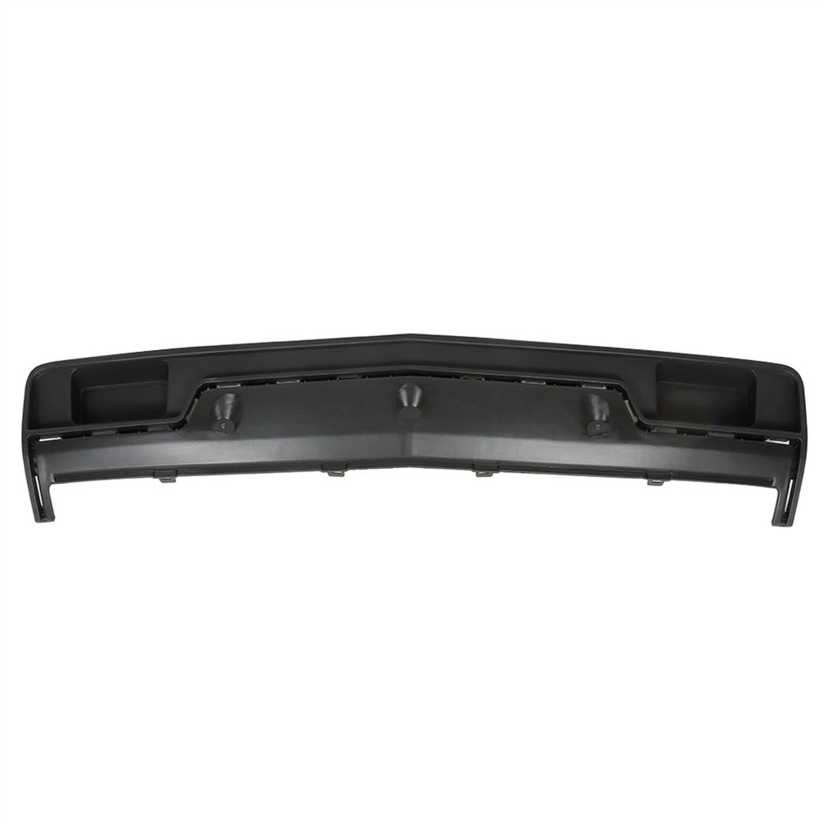 TOPPARTZ Front Bumper Filler Panel Black without Tow Hook Hole with Impact Bar Skid Plate Replacement for 2014 2015 Silverado 1500