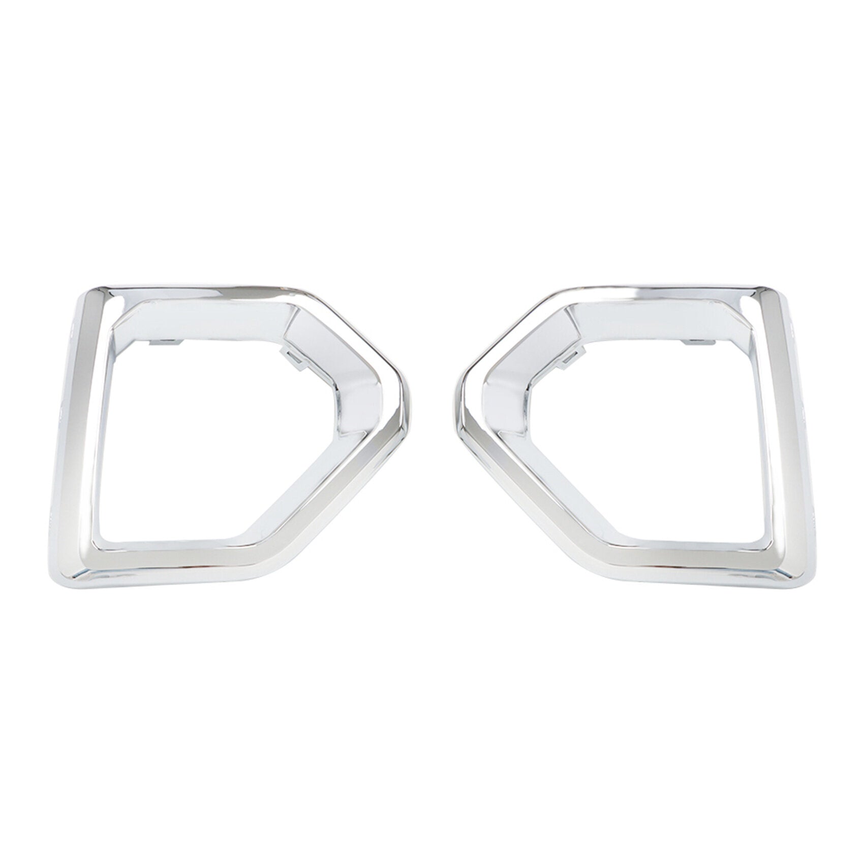 TOPPARTZ Front Bumper Fog Light Outer Bezel Cover Chrome Replacement for 2019-2021 GMC Denali SLT AT4 Left+Right Side(Driver & Passenger Side)