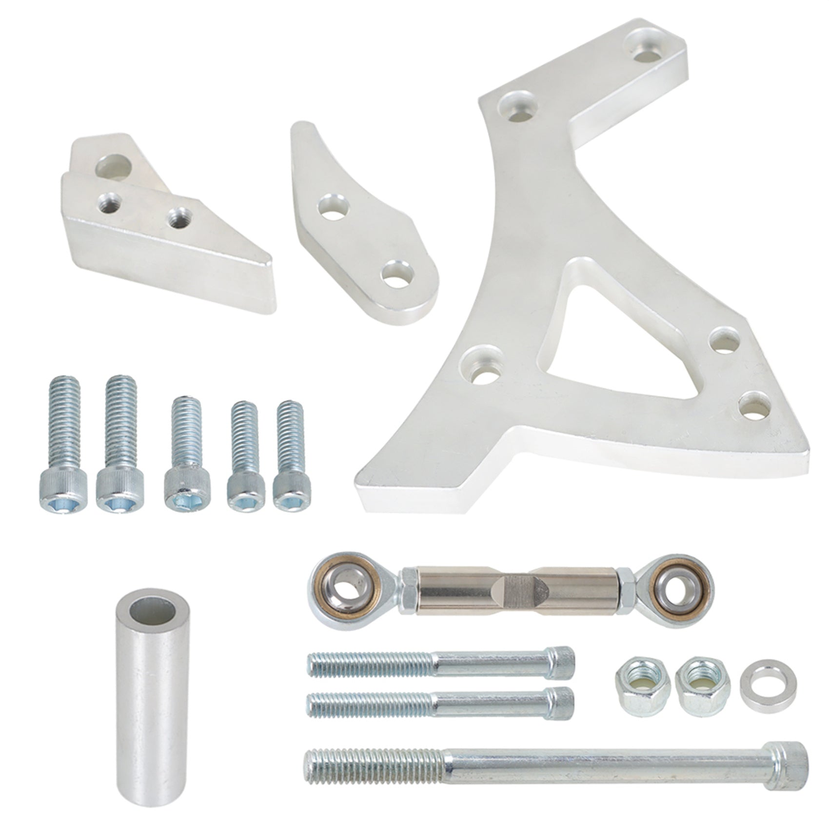TOPPARTZ Aluminum Alternator Bracket Kit Replacement for Ford 302 351C Cleveland Alternator Bracket