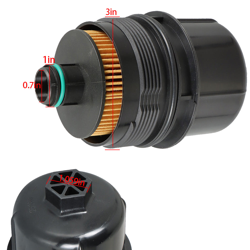 TOPPARTZ Engine Oil Filter For Ram 1500 Jeep Wrangler JL 3.0L 68507598AA