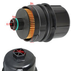 TOPPARTZ Engine Oil Filter For Ram 1500 Jeep Wrangler JL 3.0L 68507598AA