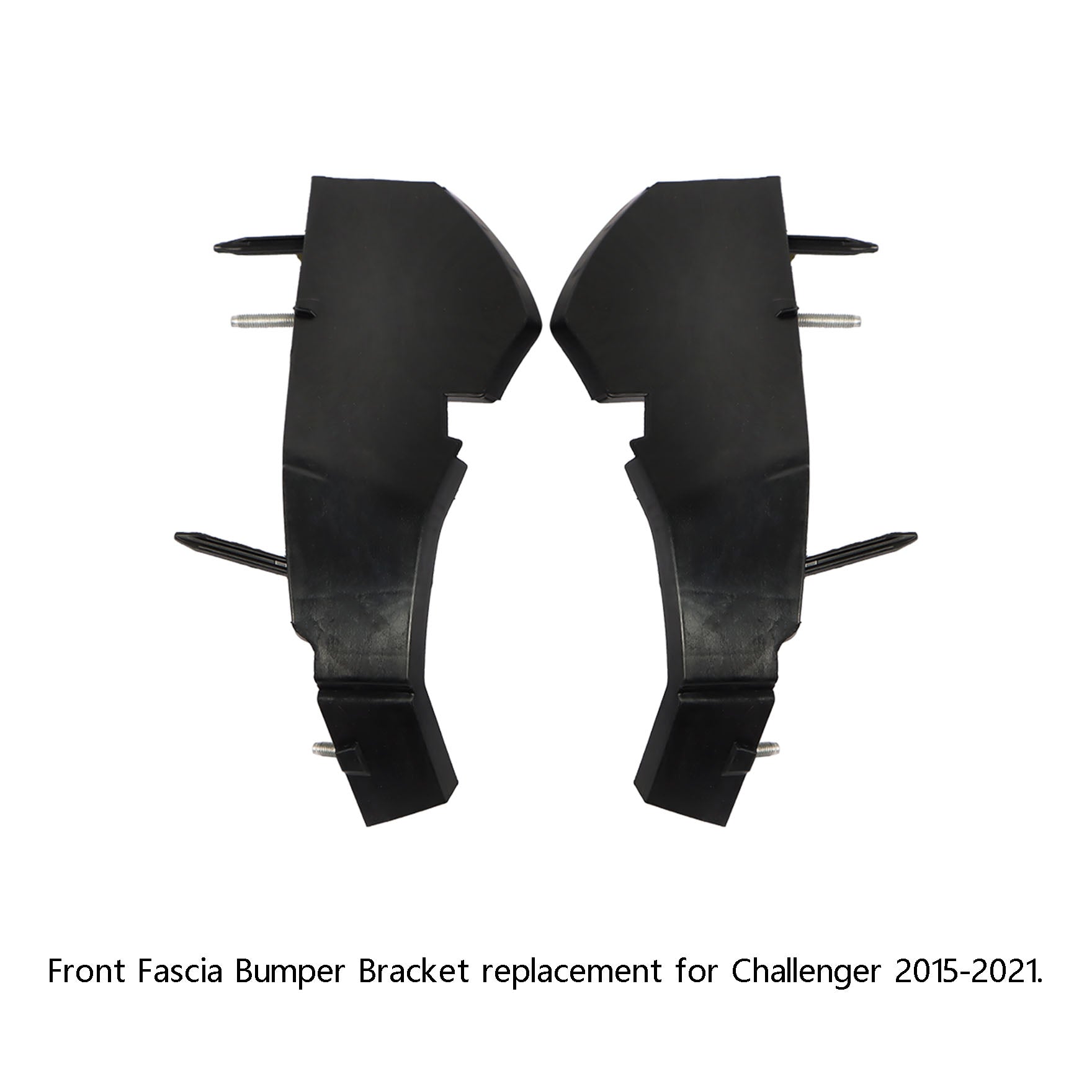 TOPPARTZ Front Bumper Support Brackets Cover Retainer Front Driver and Passenger Side Replacement for Challenger 2015-2018 68375013AA 68375014AA
