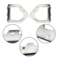 TOPPARTZ Front Bumper Fog Light Outer Bezel Cover Black Replacement for 2019-2021 GMC Sierra Denali SLT AT4 Driver & Passenger Side