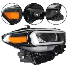 TOPPARTZ Headlight Assembly Replacement for Toyota Tacoma LED DRL 2020-2023 Passenger Side