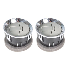 TOPPARTZ Air Vent Louvre AC Heater Interior Silver Dashboard Louvers For Ford F150 09-14