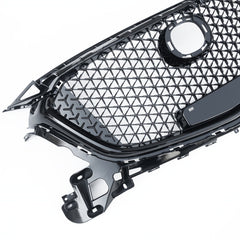 TOPPARTZ Front Bumper Upper Grille Honeycomb Grill For 2017 2018 Mazda 3 Axela W/o Sensor Hole