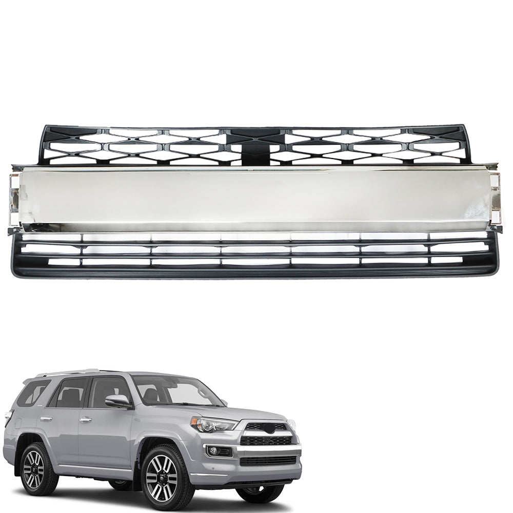 TOPPARTZ Front Bumper Center Grille For Toyota 4Runner Limite 2015-2018 4.0L