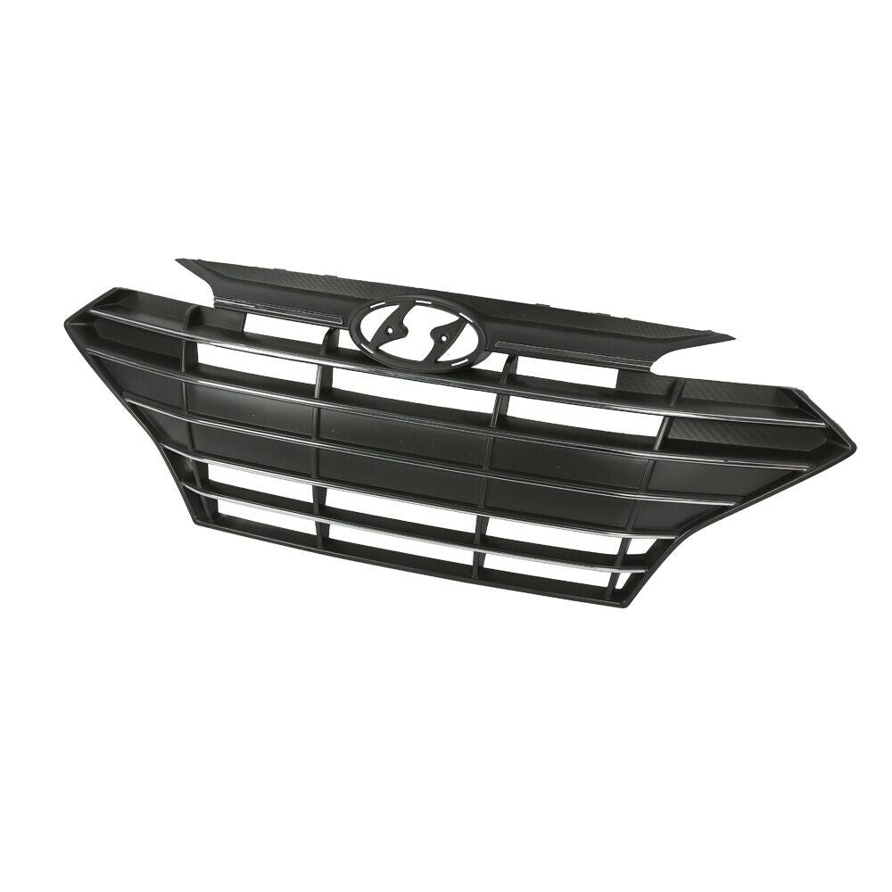 TOPPARTZ Front Grille Bumper For 2019 Hyundai Elantra Sedan Korea Black Plastic