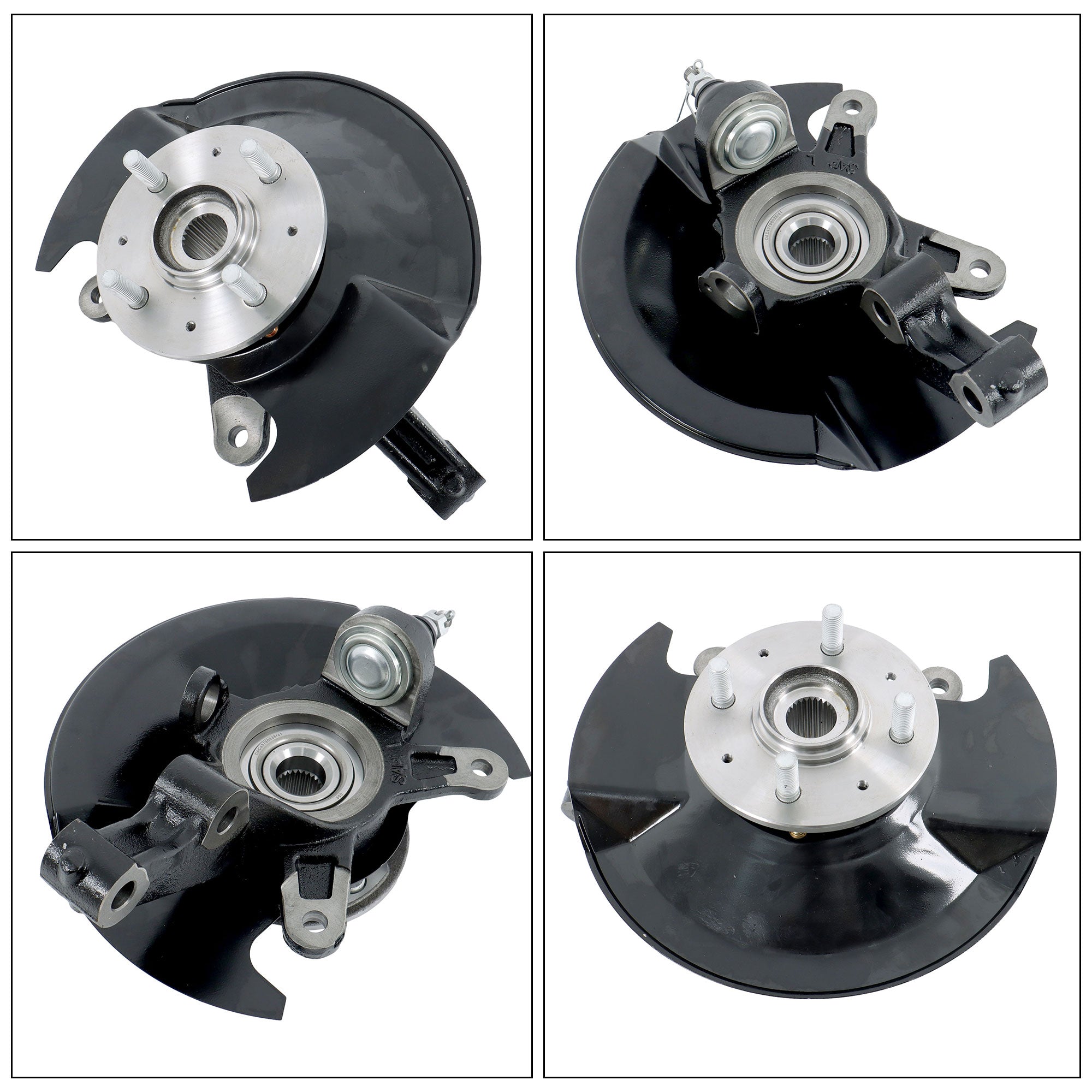 Front Left Wheel Hub & Bearing Knuckle Assembly For 2003-2005 Honda Civic 1.7L