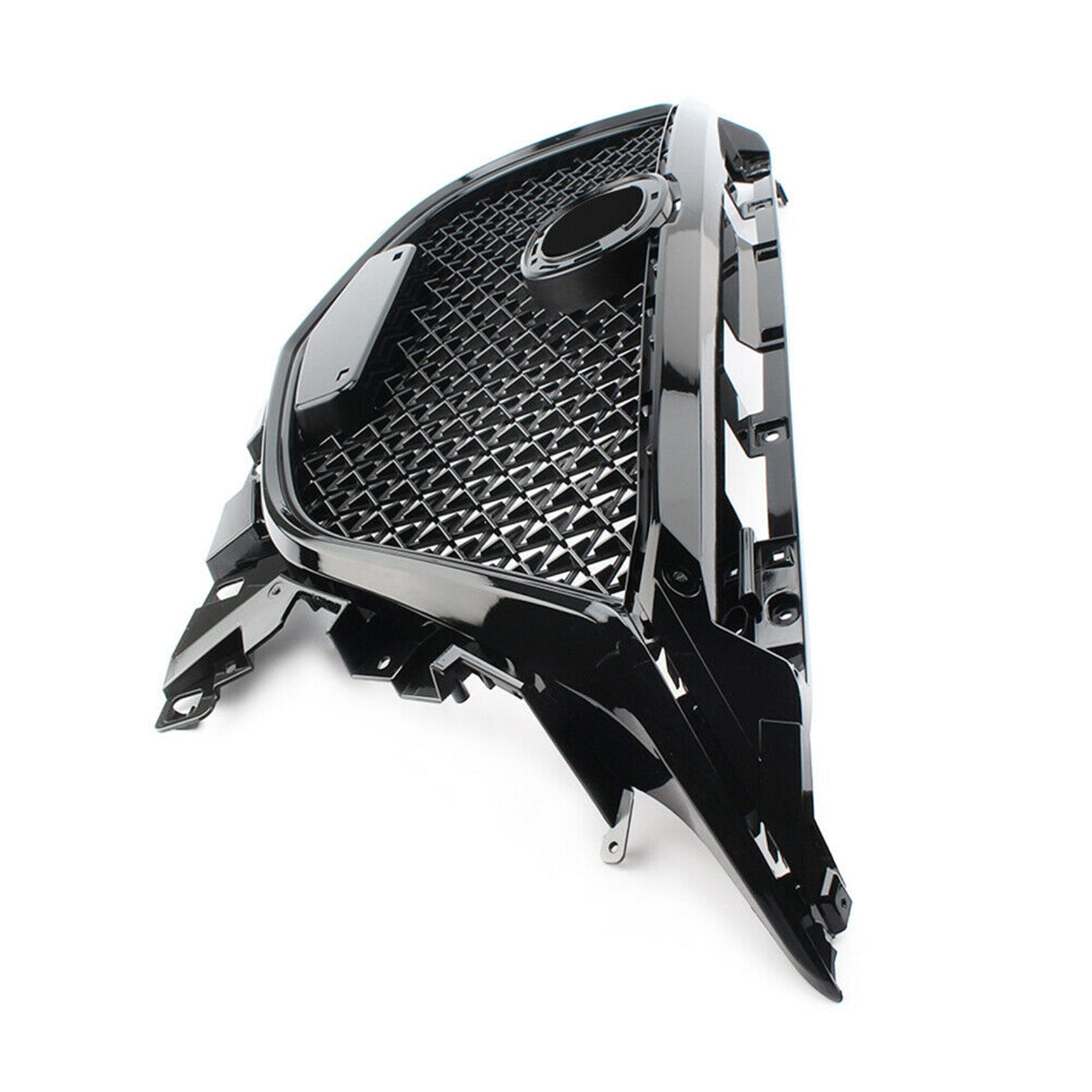 TOPPARTZ Front Grille Honeycomb Grill Black Plastic Trim For Mazda 3 Axela 2014-2016