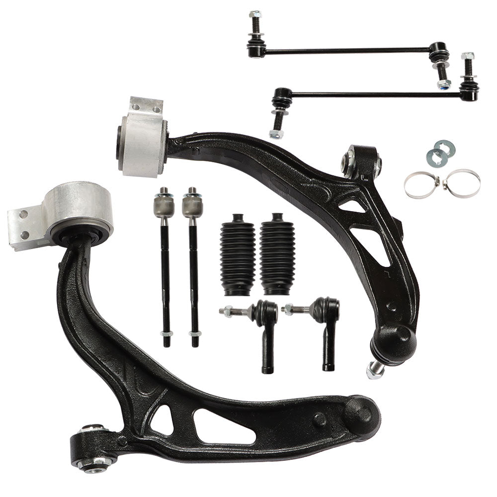TOPPARTZ Control Arms Tie Rod End Links Suspension Kit Fit For 2011-2017 Ford Explorer