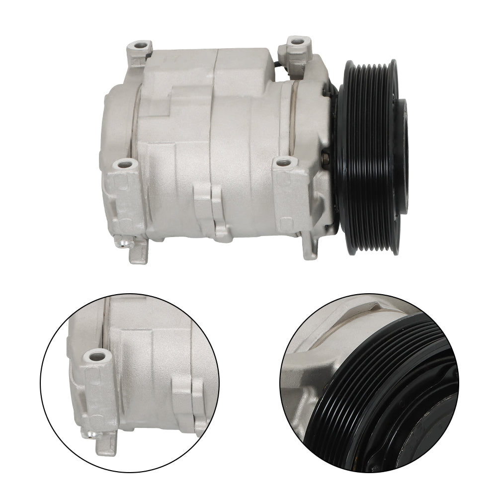 A/C Compressor and Clutch Fit For 2003-2007 Honda Accord 2.4L CO 28003C
